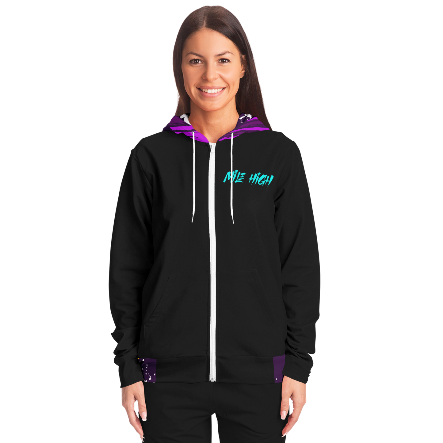 Adult Mile High Gaming Zip Hoodie