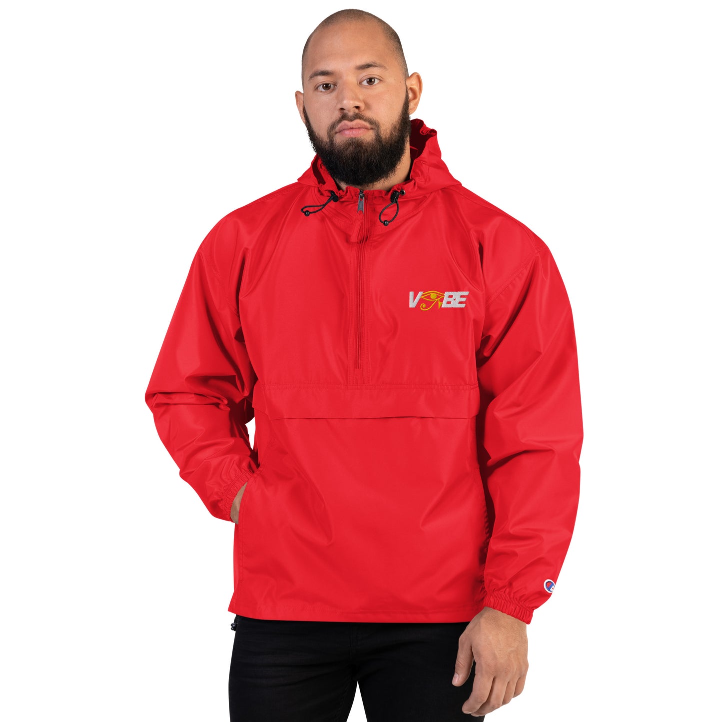 Adult Vibe Embroidered Champion Packable Jacket