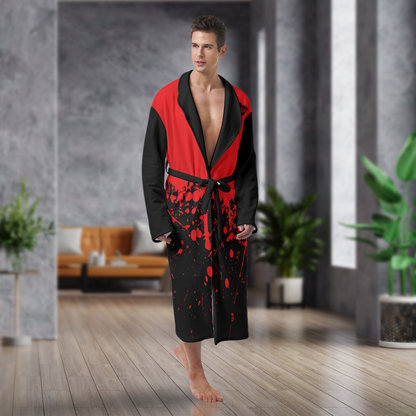 Men's iBLEEDwar Long Fleece Robe