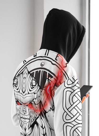 Nordic Runes Gaming Men's AOP Drop Patch Pocket Hoodie