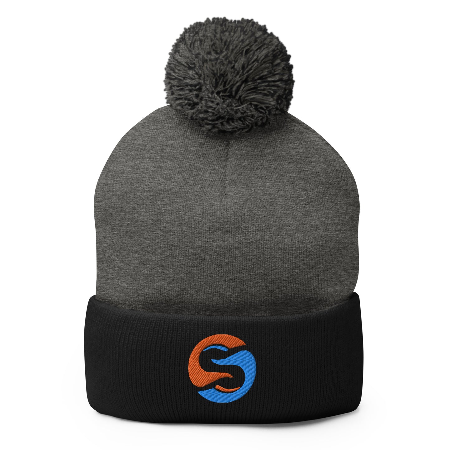 Steve0 Pom-Pom Beanie