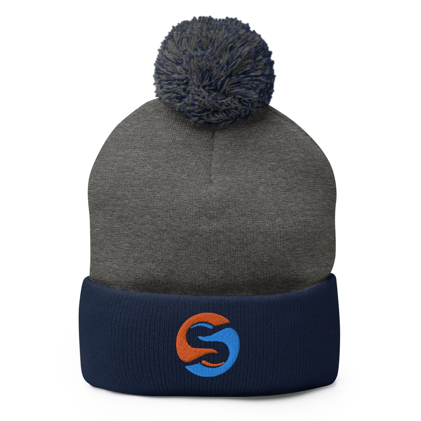 Steve0 Pom-Pom Beanie