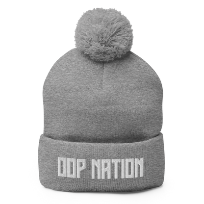 Oop Nation Pom-Pom Beanie