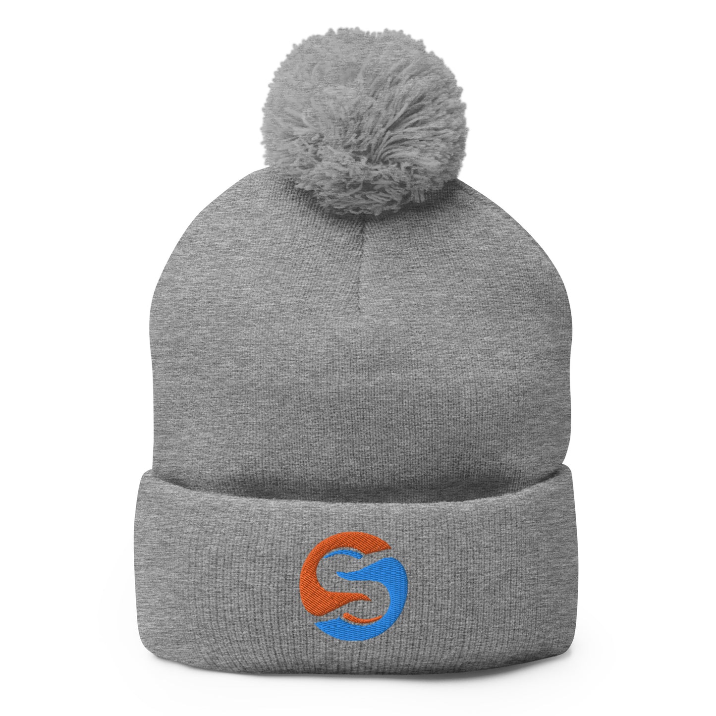 Steve0 Pom-Pom Beanie