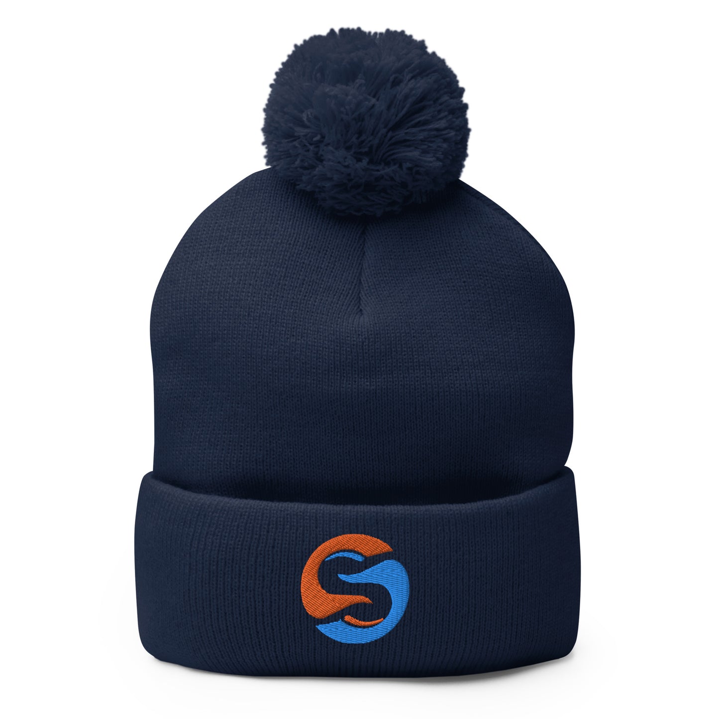 Steve0 Pom-Pom Beanie