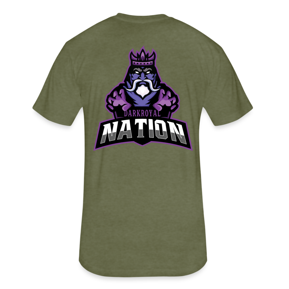 Adult Dark Royal Nation Fitted T-Shirt