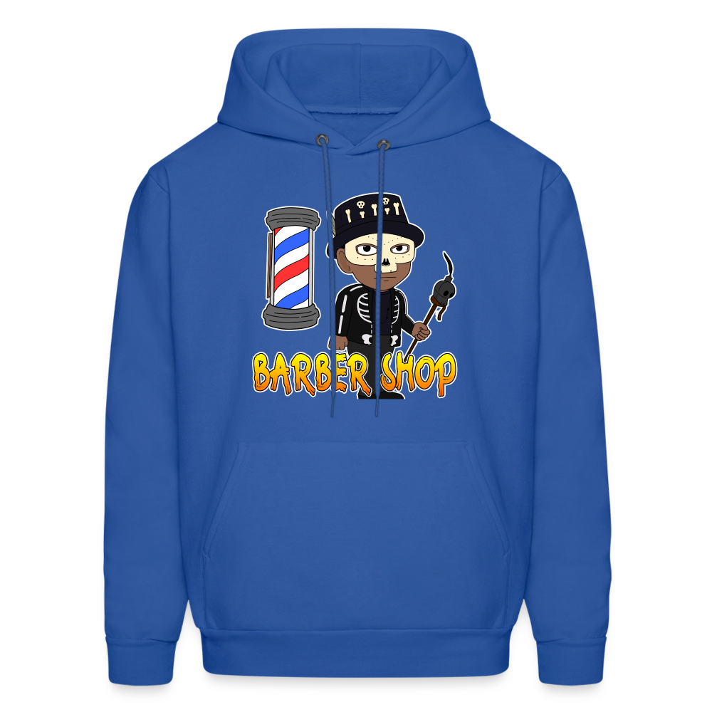 Barber Shop Unisex Hoodie - royal blue