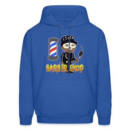 Barber Shop Unisex Hoodie - royal blue