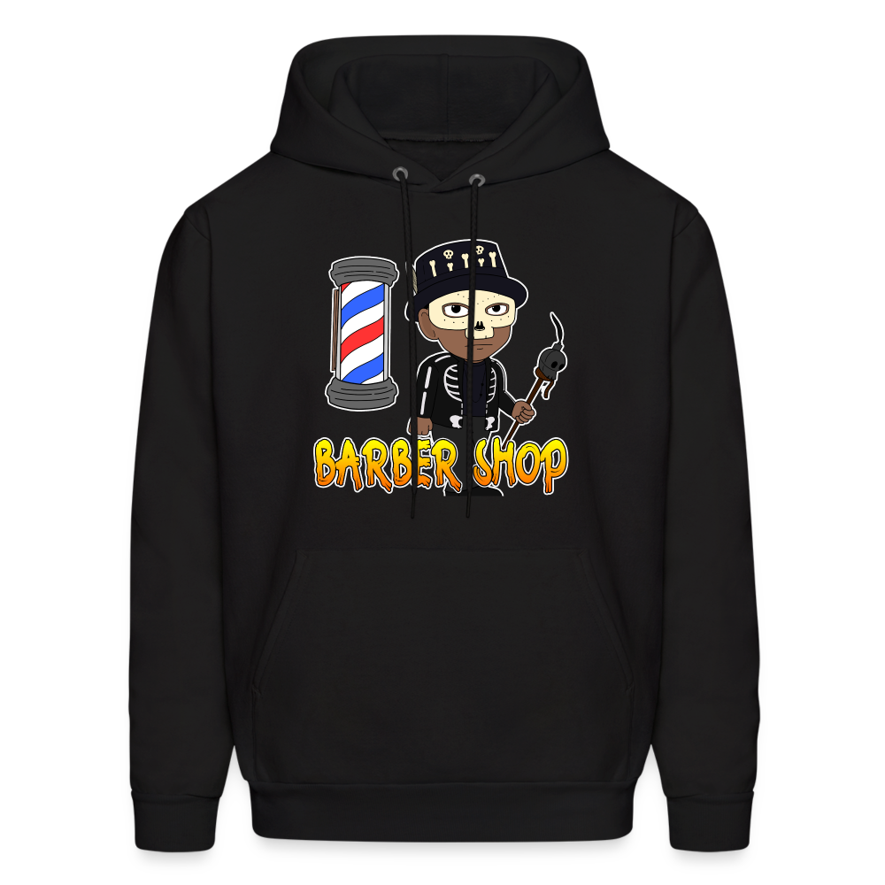 Barber Shop Unisex Hoodie - black