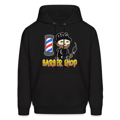 Barber Shop Unisex Hoodie - black