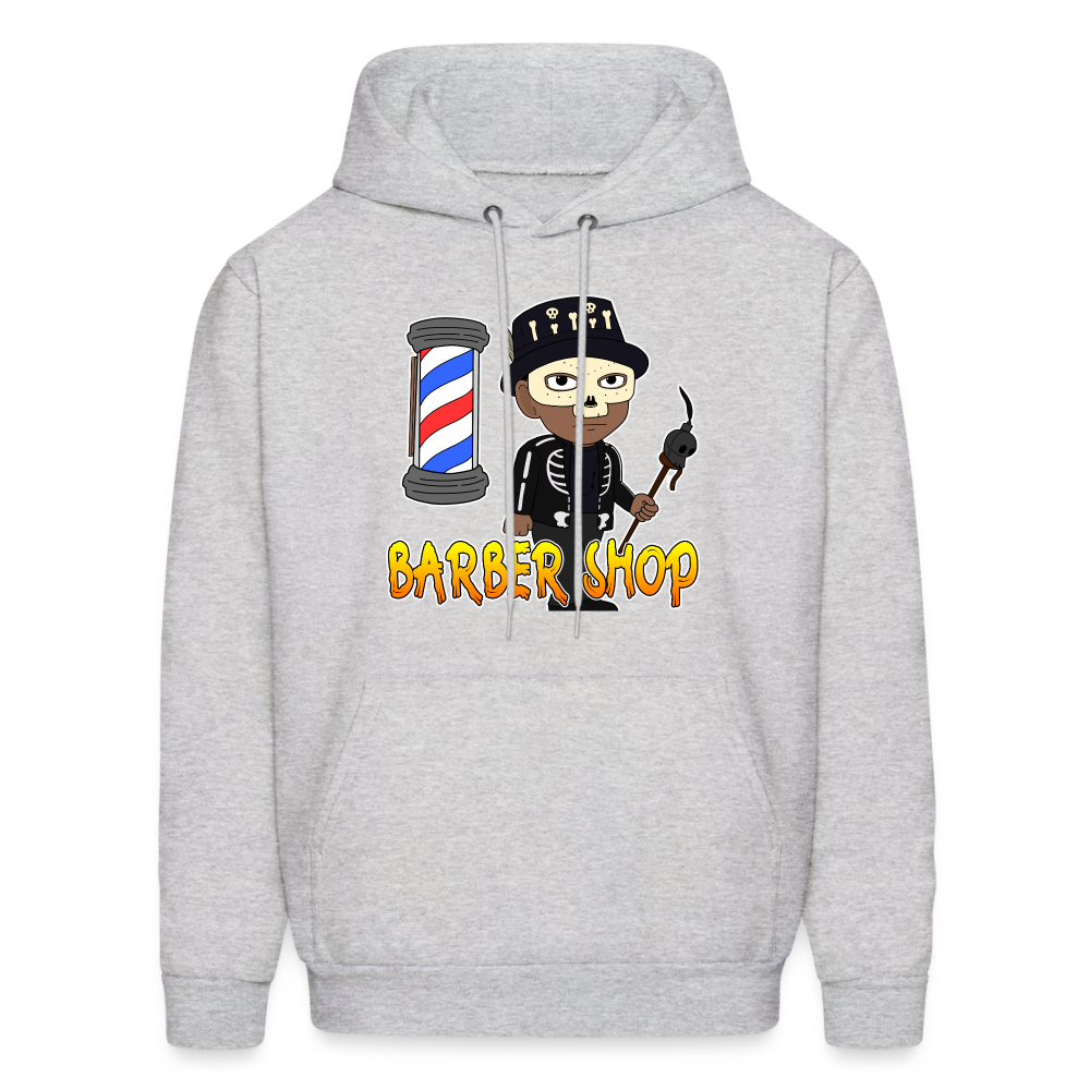 Barber Shop Unisex Hoodie - ash 