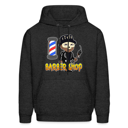 Barber Shop Unisex Hoodie - charcoal grey