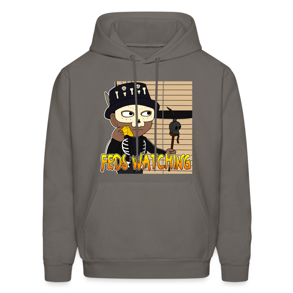 Feds Watching Unisex Hoodie - asphalt gray