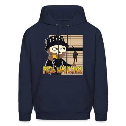 Feds Watching Unisex Hoodie - navy