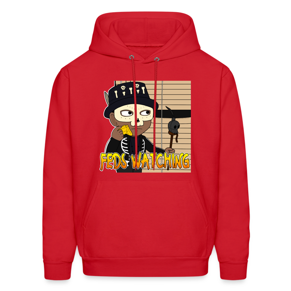 Feds Watching Unisex Hoodie - red