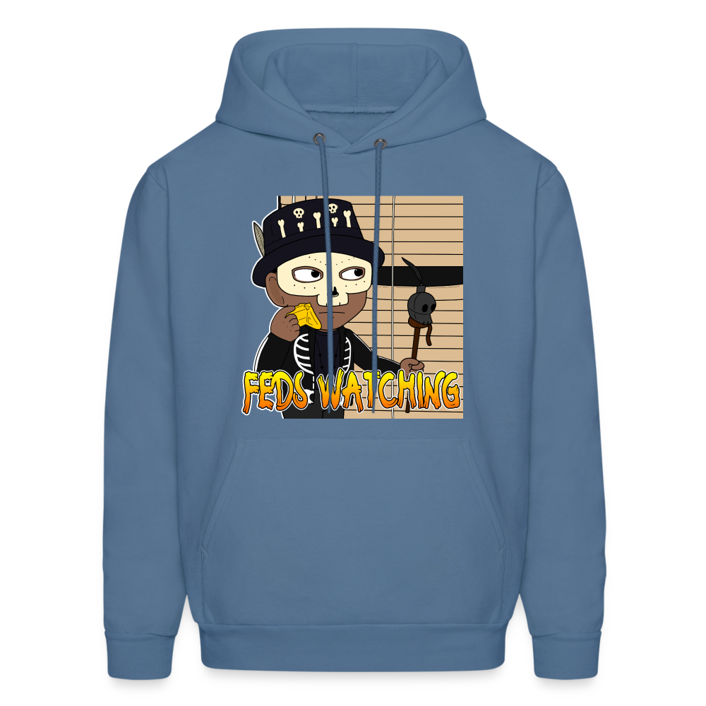 Feds Watching Unisex Hoodie - denim blue