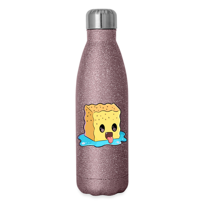 Kendrisite Insulated Stainless Steel Water Bottle - pink glitter