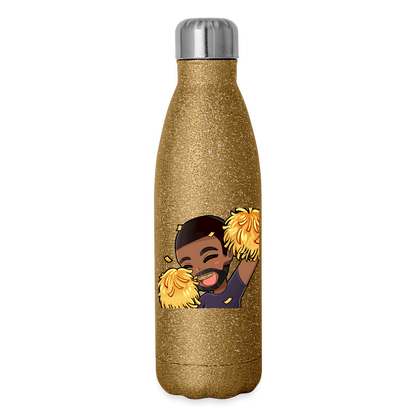 Kendrisite Insulated Stainless Steel Water Bottle - gold glitter