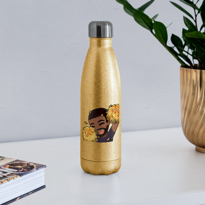 Kendrisite Insulated Stainless Steel Water Bottle - gold glitter