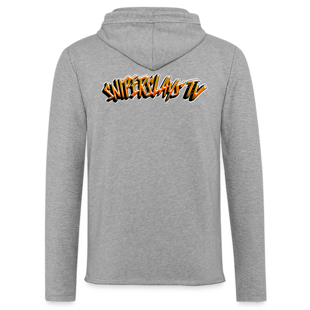 SniperSlaysTV Unisex Lightweight Terry Hoodie - heather gray