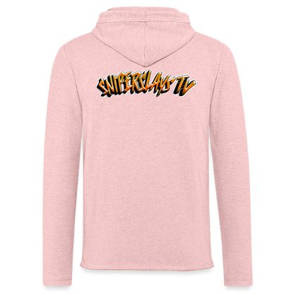 SniperSlaysTV Unisex Lightweight Terry Hoodie - cream heather pink