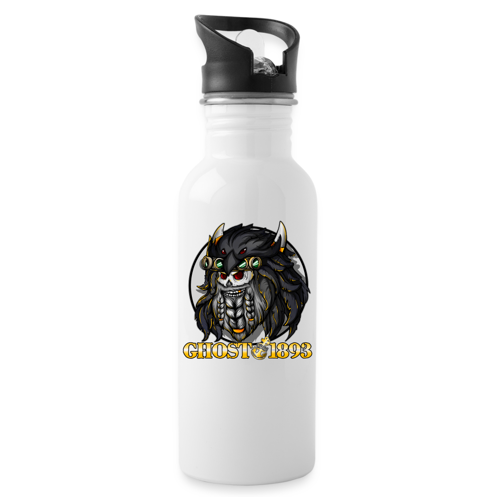 Ghost 1893 Stainless Steel Water Bottle - white