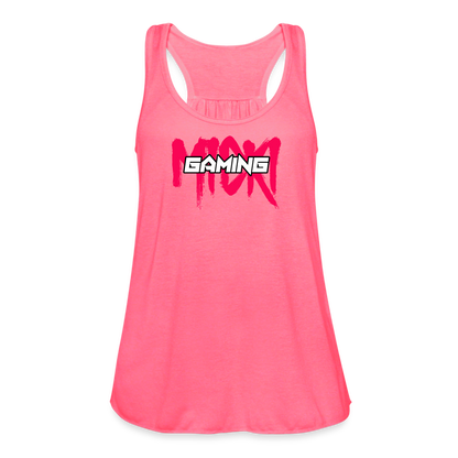 Micki Gaming Women's Flowy Tank - neon pink