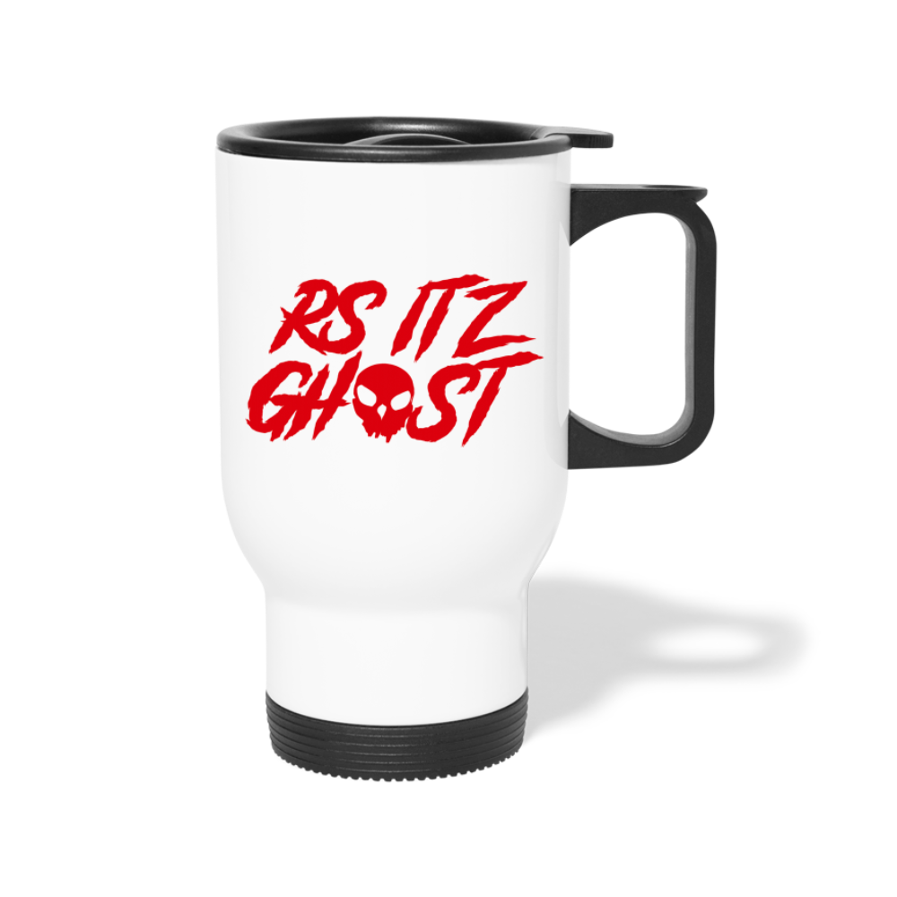 RS ITz Ghost Travel Mug - white