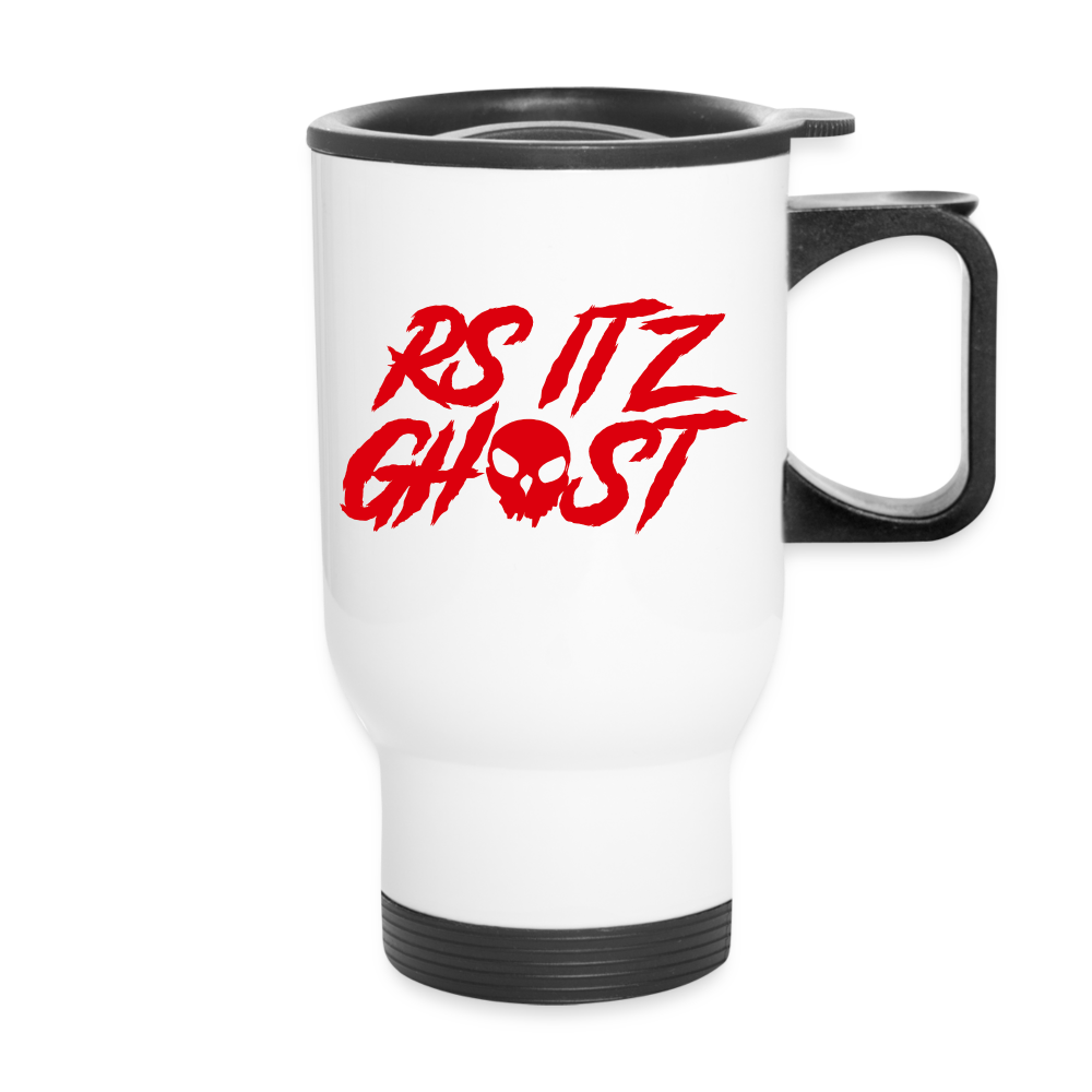 RS ITz Ghost Travel Mug - white