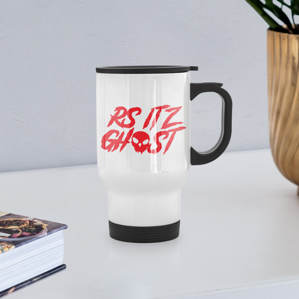 RS ITz Ghost Travel Mug - white