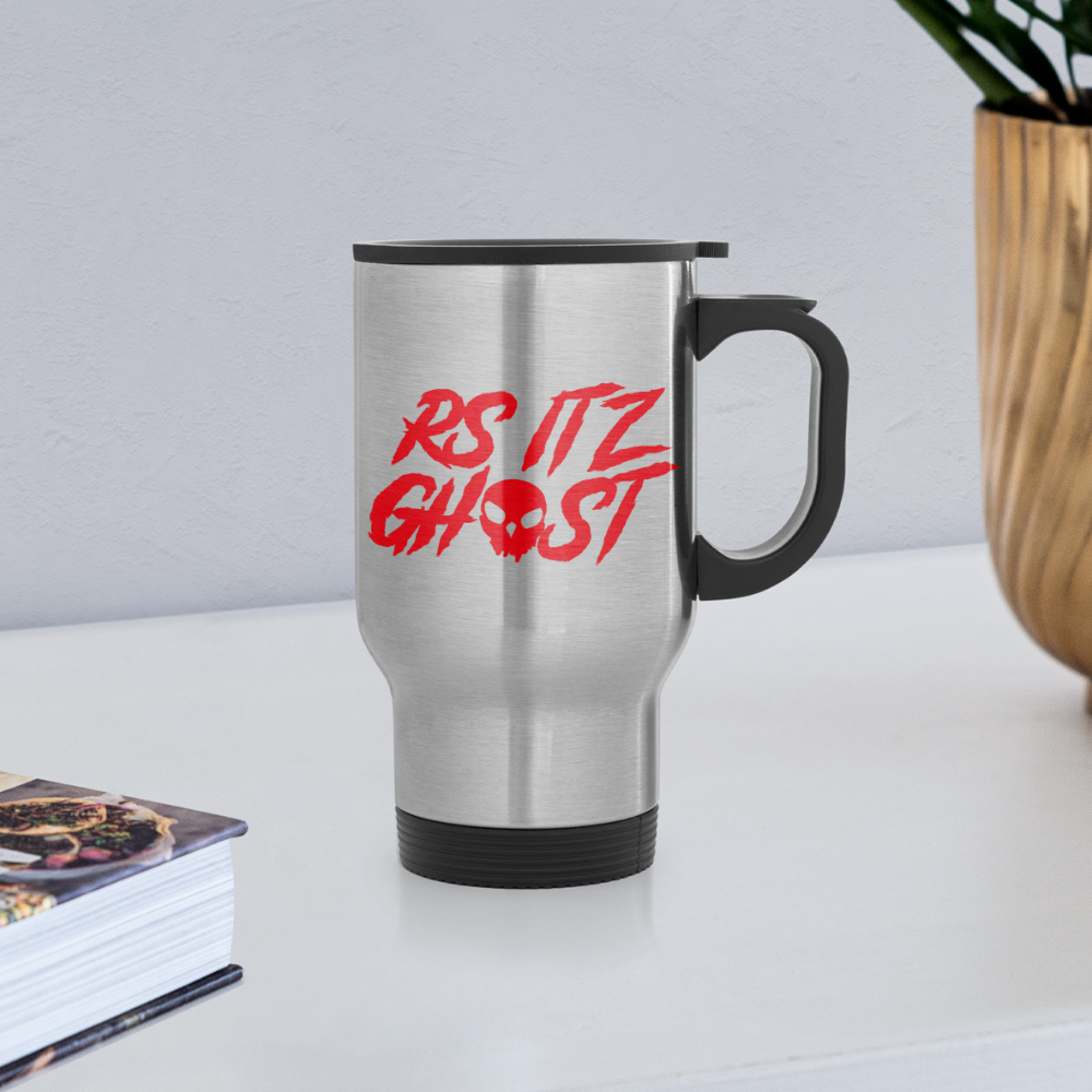 RS ITz Ghost Travel Mug - silver