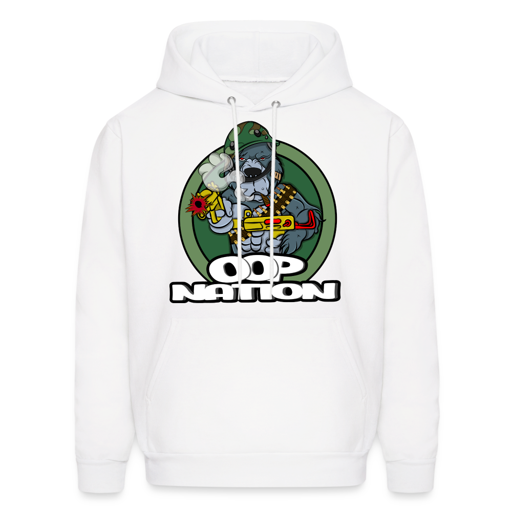 Oop Nation Unisex Hoodie - white