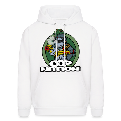 Oop Nation Unisex Hoodie - white