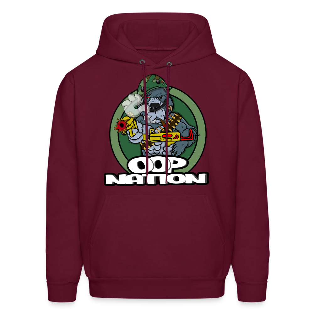 Oop Nation Unisex Hoodie - burgundy