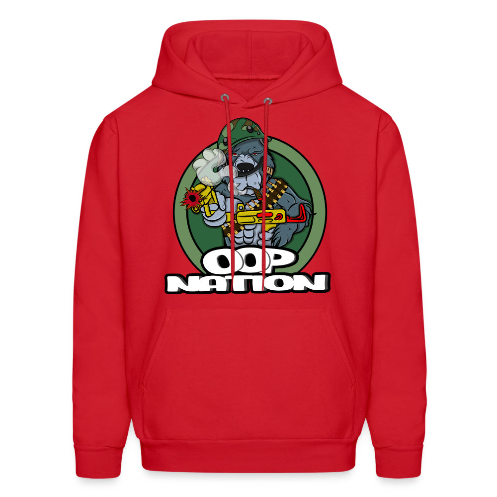 Oop Nation Unisex Hoodie - red