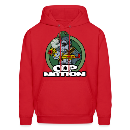 Oop Nation Unisex Hoodie - red