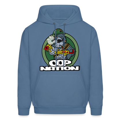 Oop Nation Unisex Hoodie - denim blue