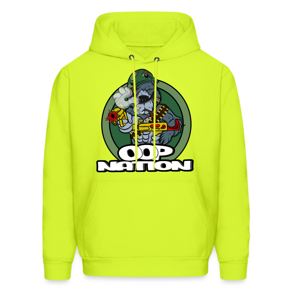 Oop Nation Unisex Hoodie - safety green