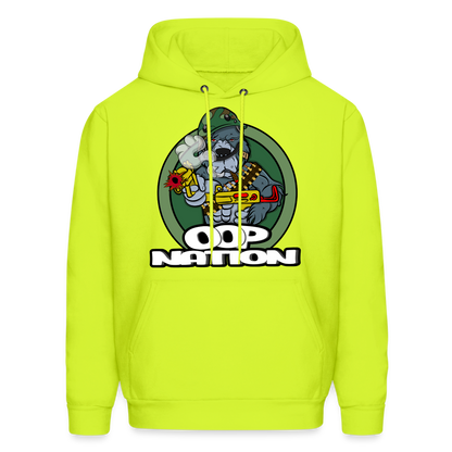 Oop Nation Unisex Hoodie - safety green