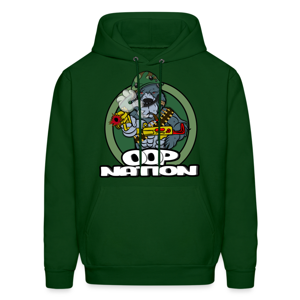 Oop Nation Unisex Hoodie - forest green