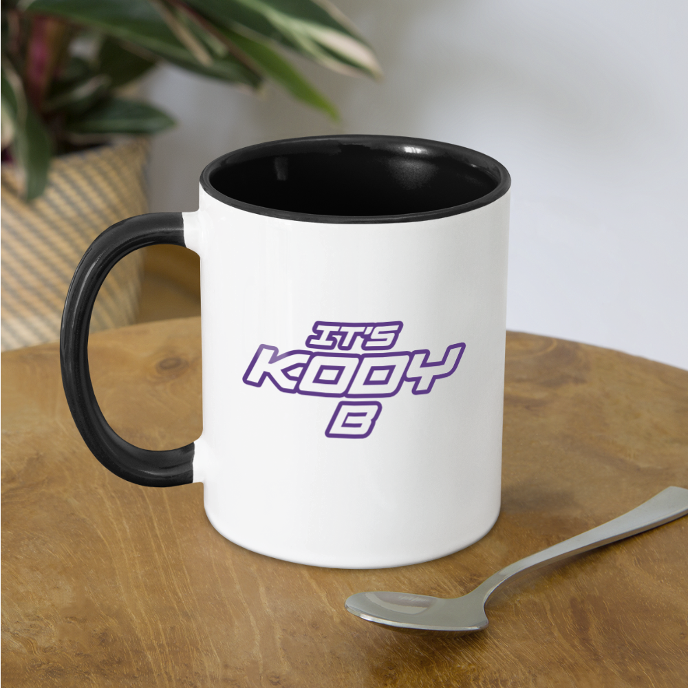 Its Kody B Accent Mug - white/black