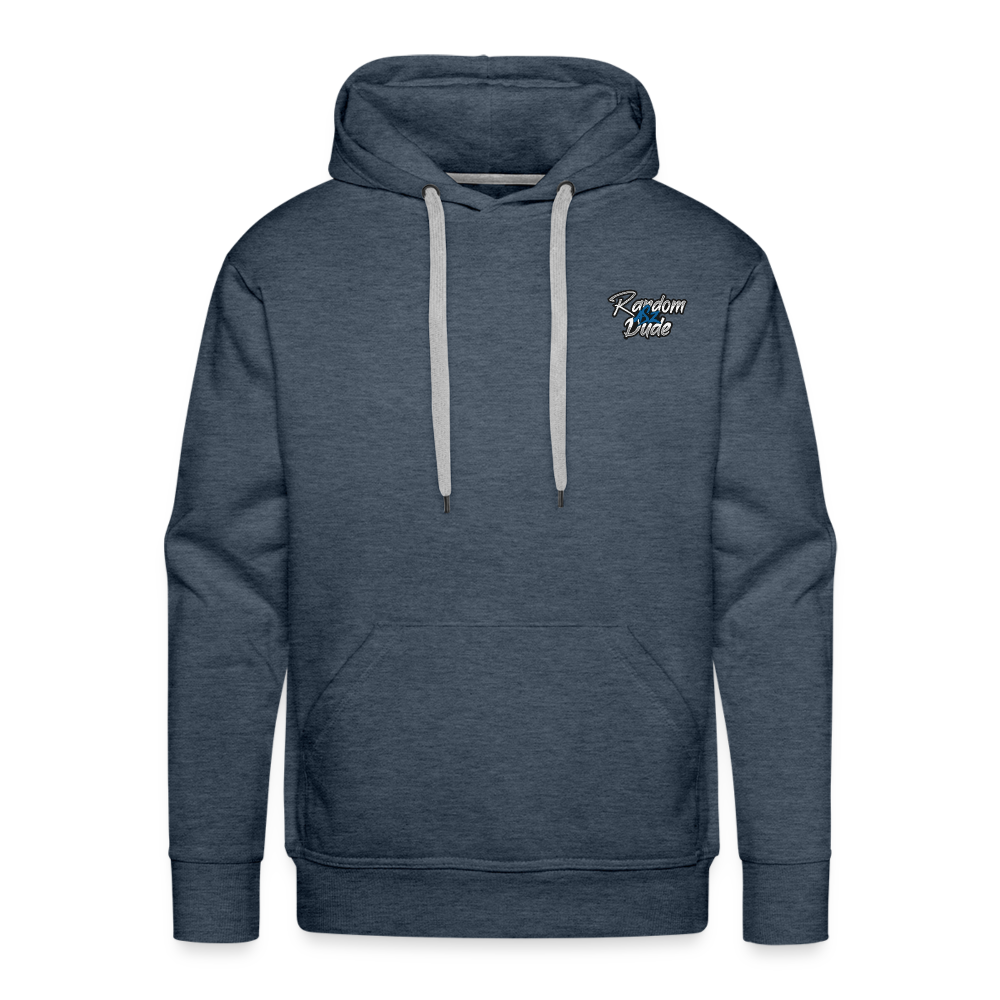 RAD Premium Hoodie - heather denim