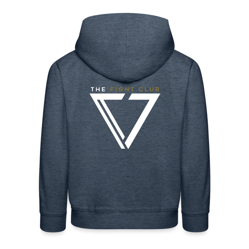 Vander Youth Premium Hoodie - heather denim