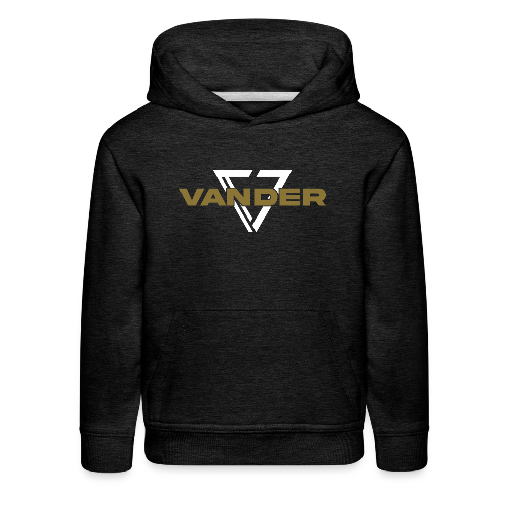 Vander Youth Premium Hoodie - charcoal grey