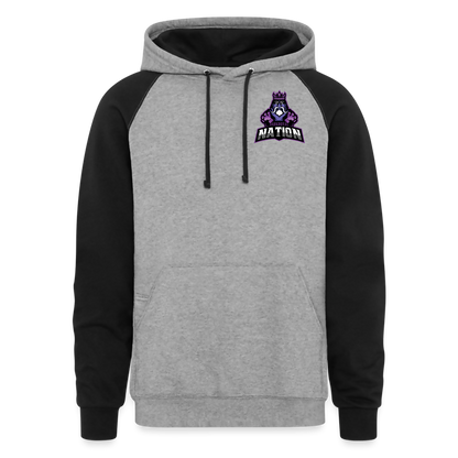 Adult Dark Royal Nation Colorblock Hoodie