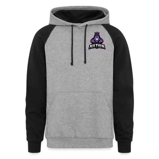 Adult Dark Royal Nation Colorblock Hoodie