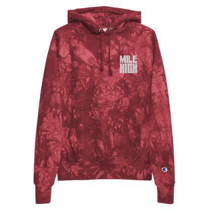 Mile High Gaming Unisex Champion Tie-Dye Hoodie